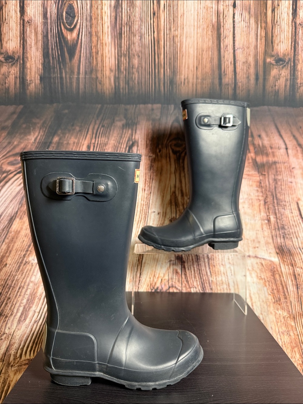 Hunter Kids Tall Rain Boots Youth Boys Sz 2